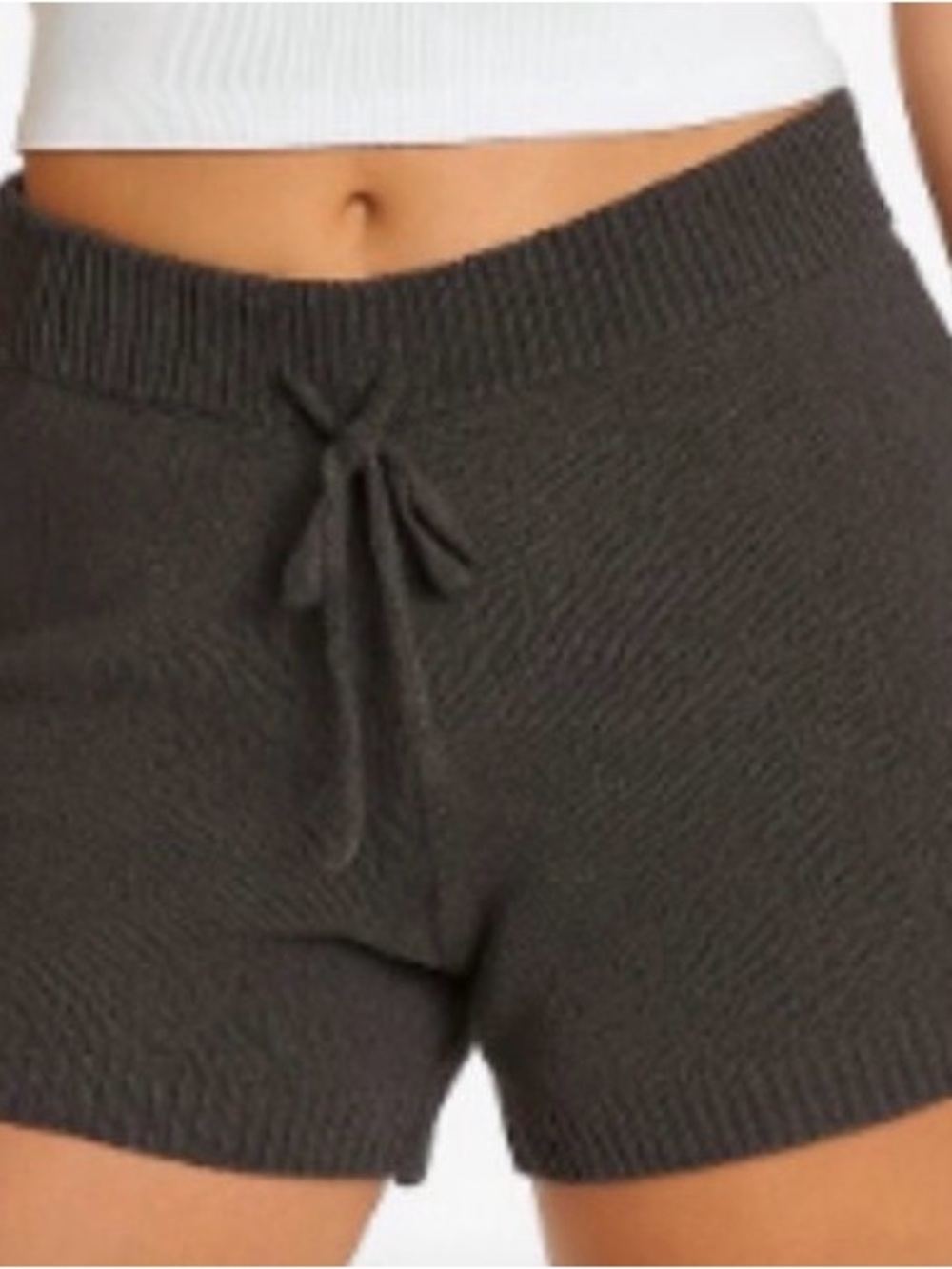 Knit Drawstring Shorts - Picture 2 of 6